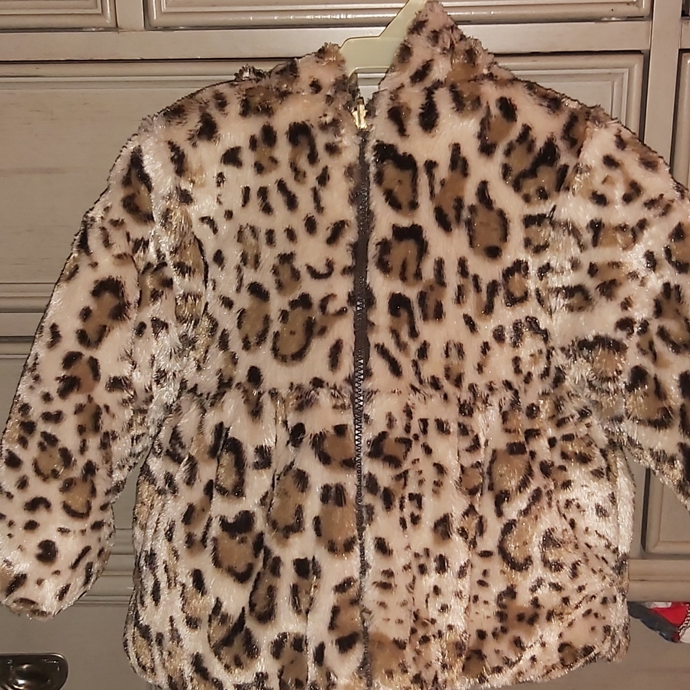 leopard print coat